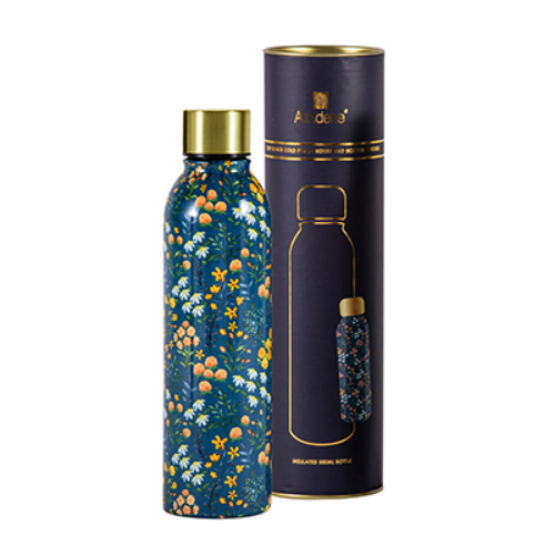 Picture of Flowering Fields Blue Drink Bottle 500ml