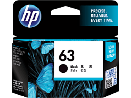 Picture of HP #63 Black Ink F6U62AA