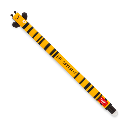 Picture of Legami Erasable Gel Pen Bee Black