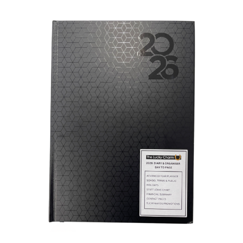 Picture of TLC Diary A4 DTP Spot Black 2026