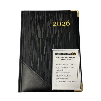 Picture of TLC Diary A5 DTP Black 2026