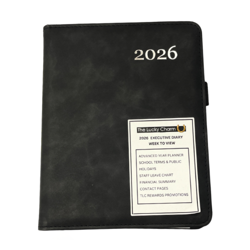 Picture of TLC Diary A5 Wiro WTV Black 2026